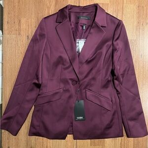 NWT White House Black Market Rich Purple Women's Blazer